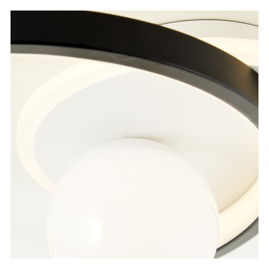 Brilliant - LED Dimbar taklampa ATLANTA LED/24W/230V svart/vit