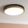 Brilliant - LED Dimbar taklampa BAARLO LED/24W/230V diameter 35 cm svart/gummifikon