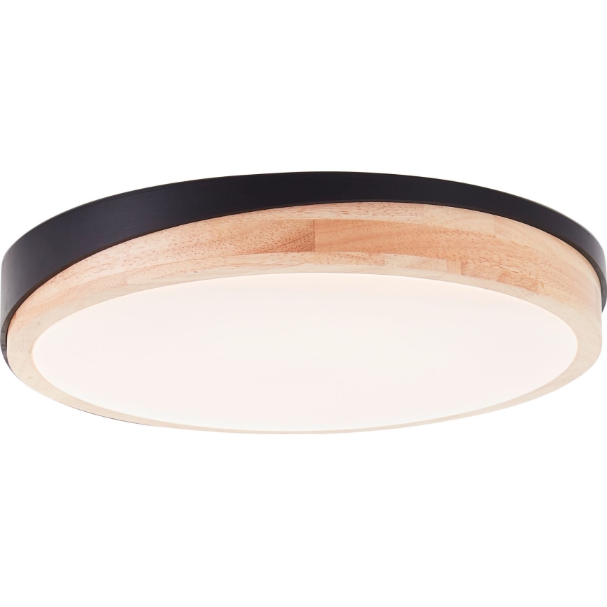 Brilliant - LED Dimbar taklampa BAARLO LED/24W/230V diameter 35 cm svart/gummifikon