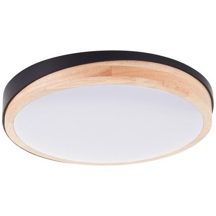 Brilliant - LED Dimbar taklampa BAARLO LED/24W/230V diameter 35 cm svart/gummifikon