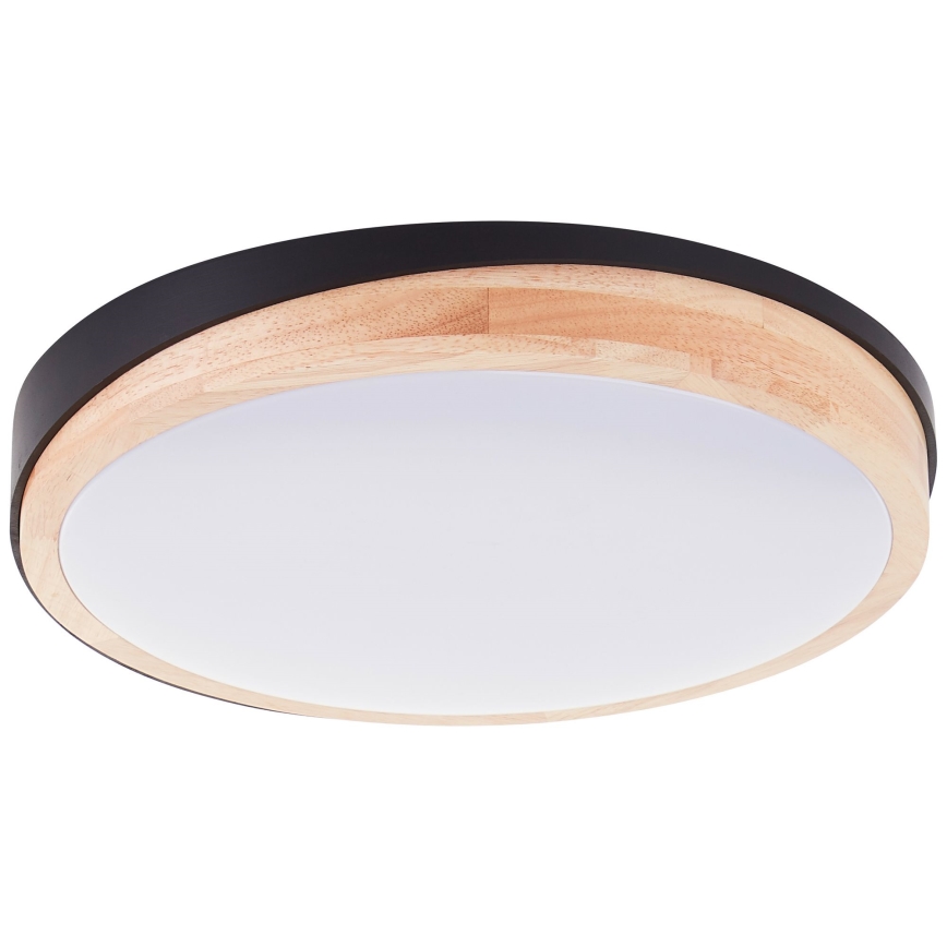 Brilliant - LED Dimbar taklampa BAARLO LED/24W/230V diameter 35 cm svart/gummifikon