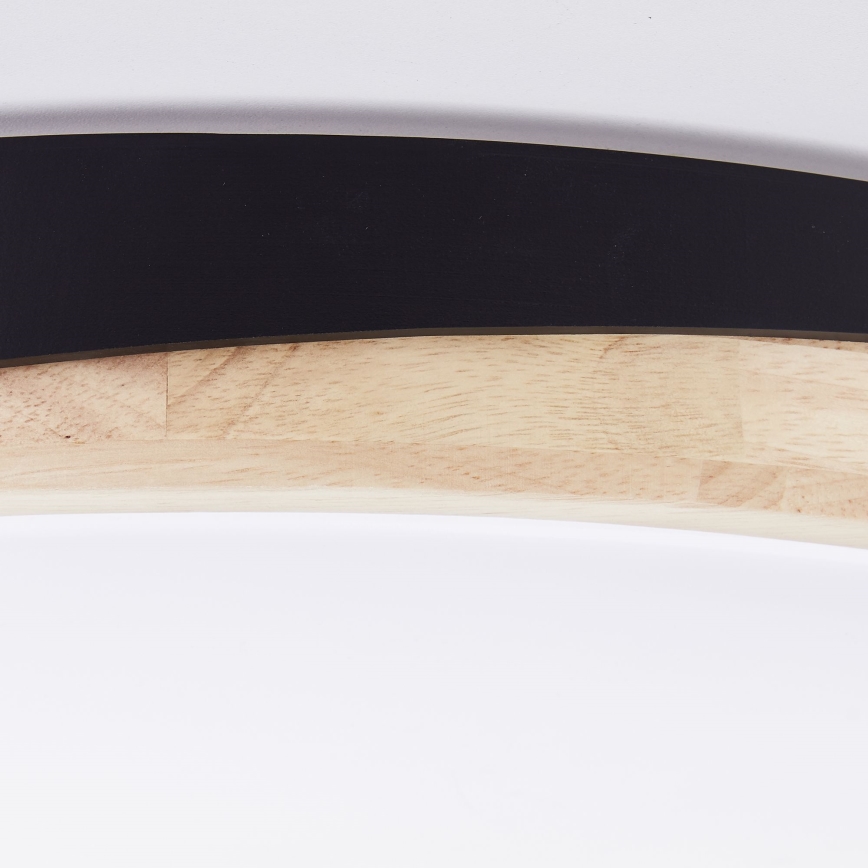 Brilliant - LED Dimbar taklampa BAARLO LED/36W/230V 3000-6500K diameter 50 cm svart/gummifikon + fjärrkontroll