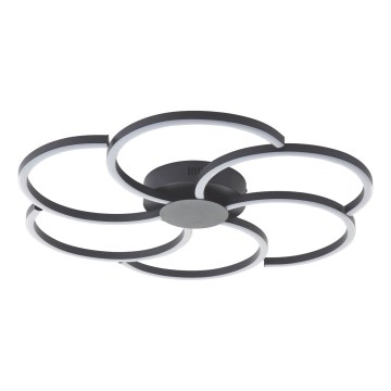 Brilliant - LED Dimbar taklampa FICO LED/32W/230V 3000-6500K diameter 65 cm svart + fjärrkontroll