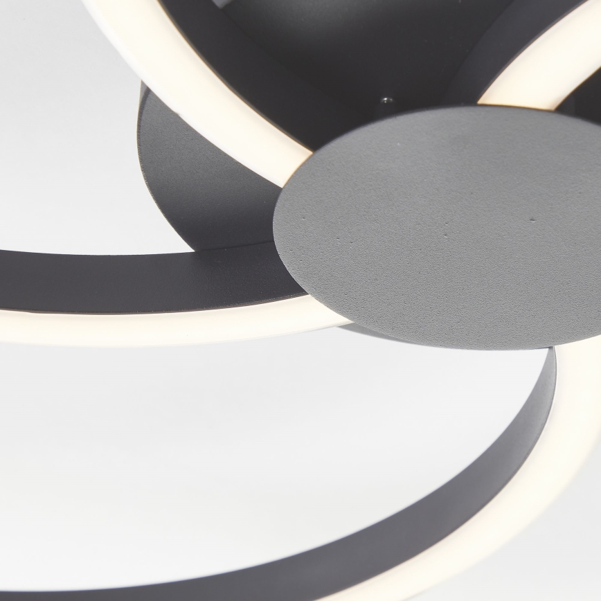 Brilliant - LED Dimbar taklampa FICO LED/32W/230V diameter 57 cm svart