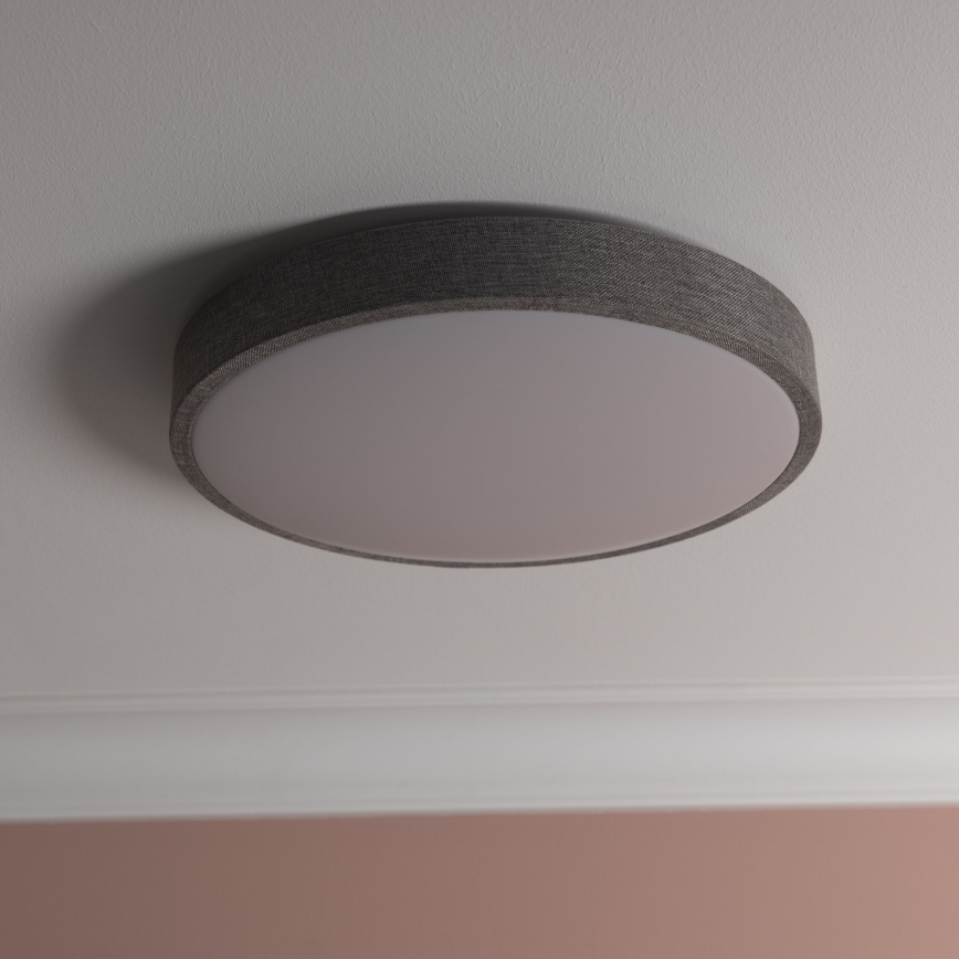 Brilliant - LED Dimbar taklampa FILIZ LED/24W/230V diameter 38,5 cm grå