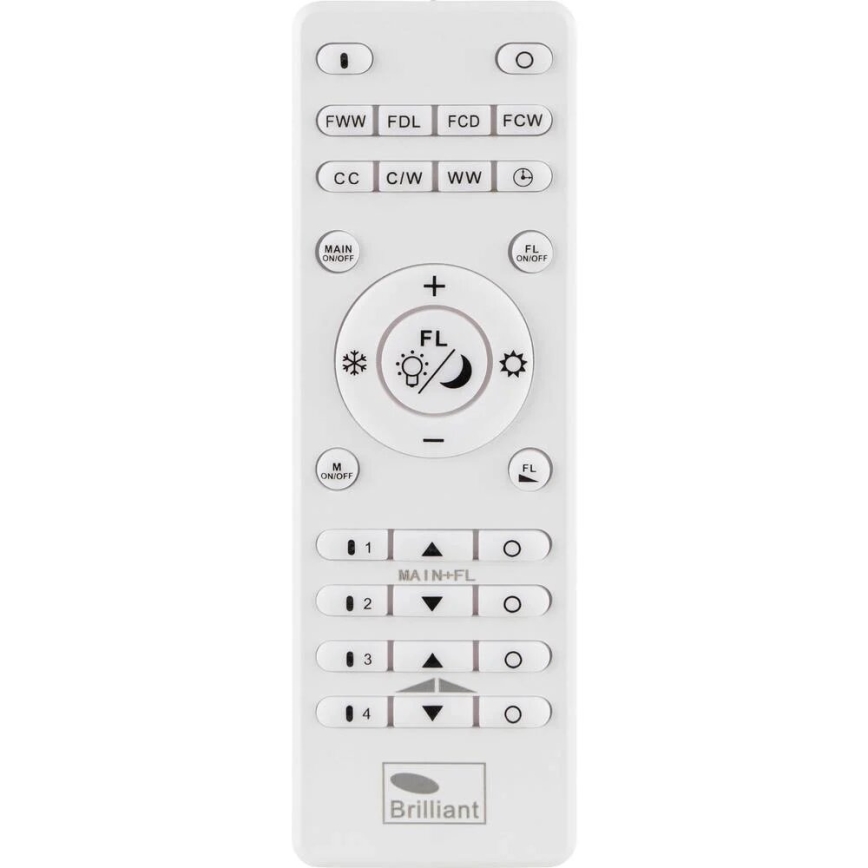 Brilliant - LED Dimbar taklampa LAURICE LED/24W/230V 2700-6500K + fjärrkontroll