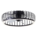 Brilliant - LED dimbar taklampa med fläkt CAPO LED/36W/230V 2700-6500K Ø 48 cm svart + fjärrkontroll