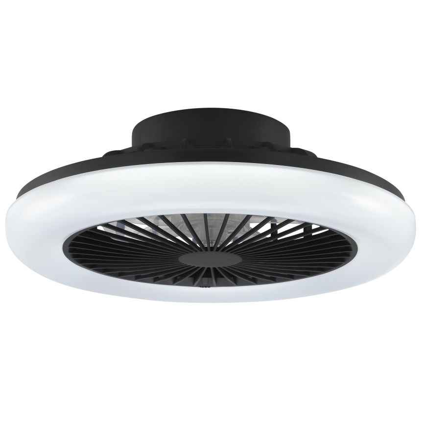 Brilliant - Dimmbar LED taklampa med fläkt MONTERO LED/20W/230V 2700-6500K Ø 42 cm svart + fjärrkontroll