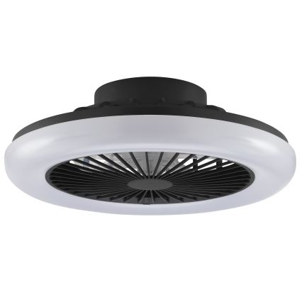 Brilliant - Dimmbar LED taklampa med fläkt MONTERO LED/20W/230V 2700-6500K Ø 42 cm svart + fjärrkontroll
