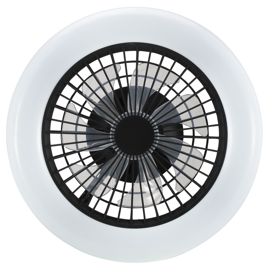Brilliant - Dimmbar LED taklampa med fläkt MONTERO LED/20W/230V 2700-6500K Ø 42 cm svart + fjärrkontroll