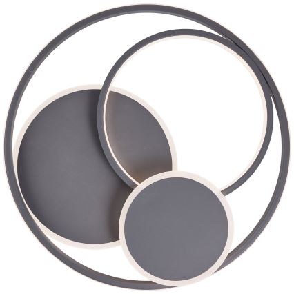 Brilliant - LED Dimbar taklampa RUNDA LED/50W/230V 3000-6500K svart + fjärrkontroll