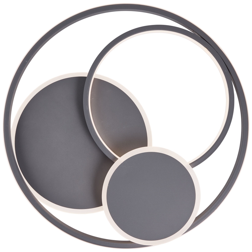 Brilliant - LED Dimbar taklampa RUNDA LED/50W/230V 3000-6500K svart + fjärrkontroll