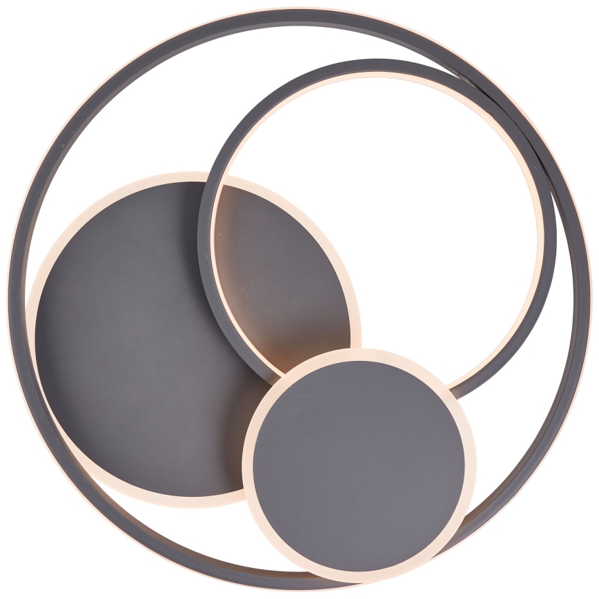 Brilliant - LED Dimbar taklampa RUNDA LED/50W/230V 3000-6500K svart + fjärrkontroll