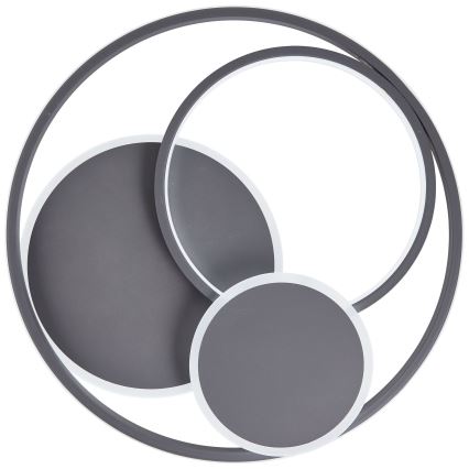 Brilliant - LED Dimbar taklampa RUNDA LED/50W/230V 3000-6500K svart + fjärrkontroll