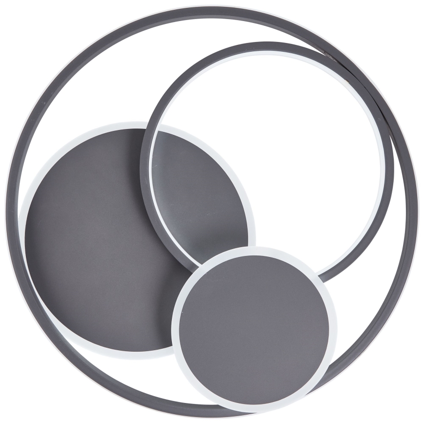 Brilliant - LED Dimbar taklampa RUNDA LED/50W/230V 3000-6500K svart + fjärrkontroll