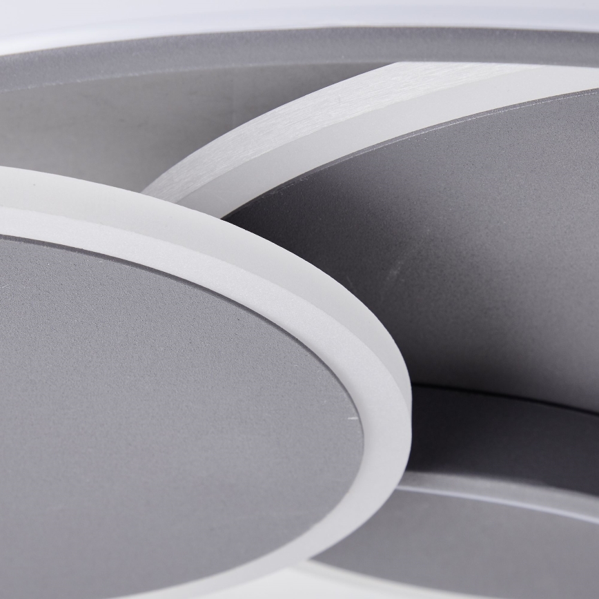 Brilliant - LED Dimbar taklampa RUNDA LED/50W/230V 3000-6500K svart + fjärrkontroll