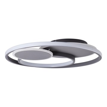 Brilliant - LED Dimbar taklampa RUNDA LED/50W/230V 3000-6500K svart + fjärrkontroll