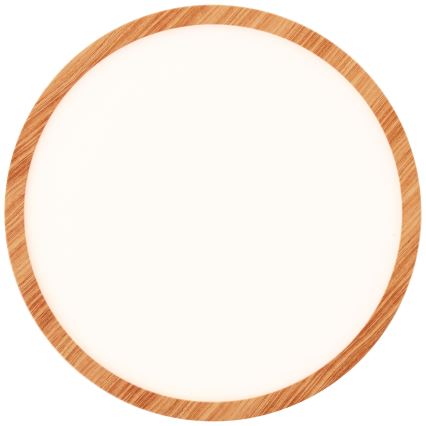 Brilliant - LED dimbar taklampa TUCO LED/20W/230V Ø 29,5 cm vit/beige