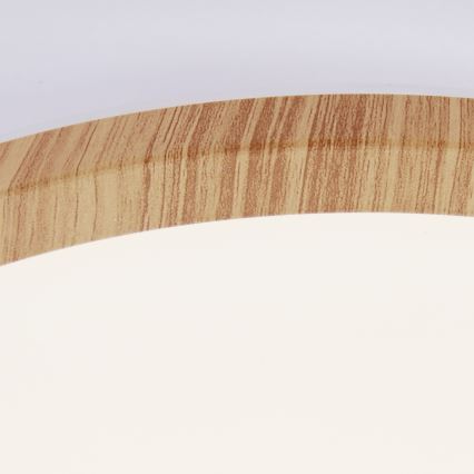 Brilliant - LED dimbar taklampa TUCO LED/20W/230V Ø 29,5 cm vit/beige