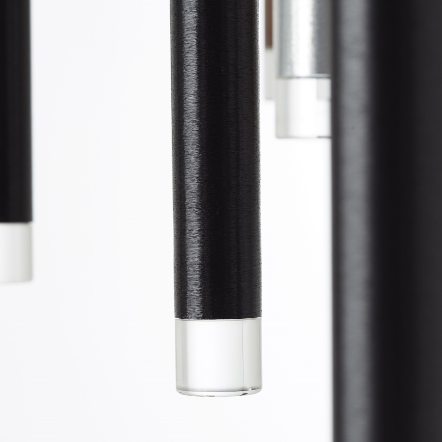 Brilliant - LED dimbar pendellampa på kabel CEMBALO LED/70W/230V matt krom/svart/brun