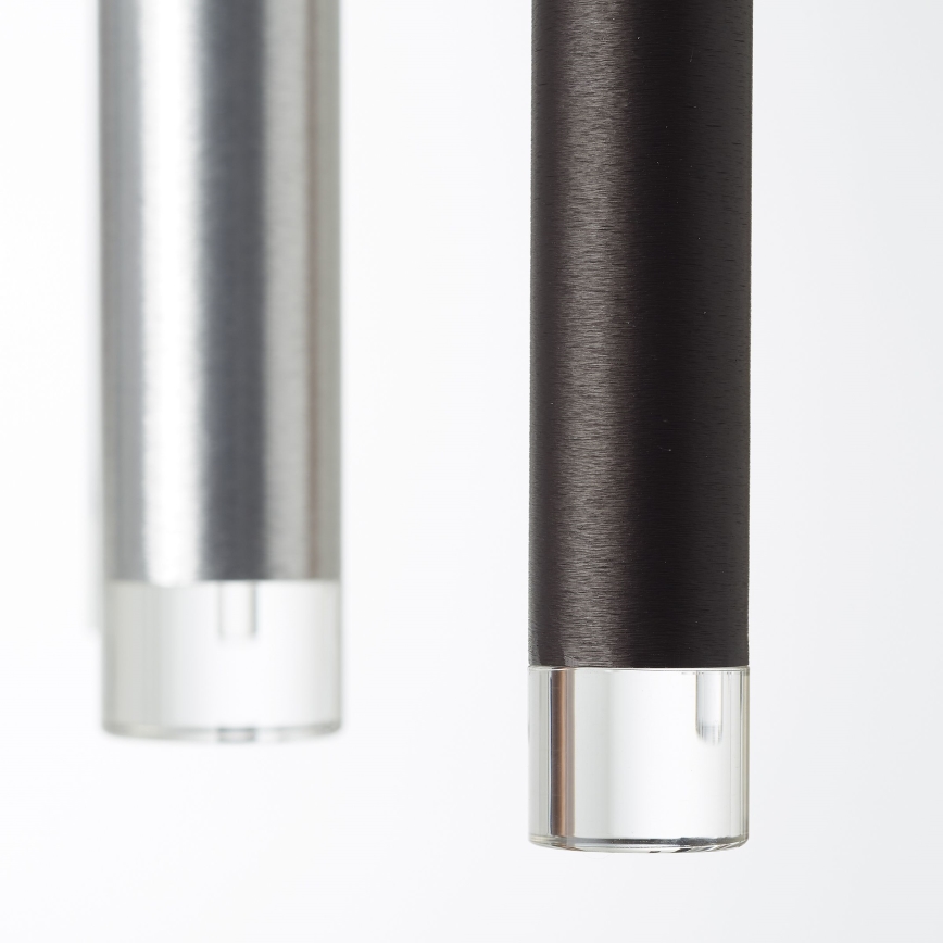 Brilliant - LED dimbar pendellampa på kabel CEMBALO LED/70W/230V matt krom/svart/brun