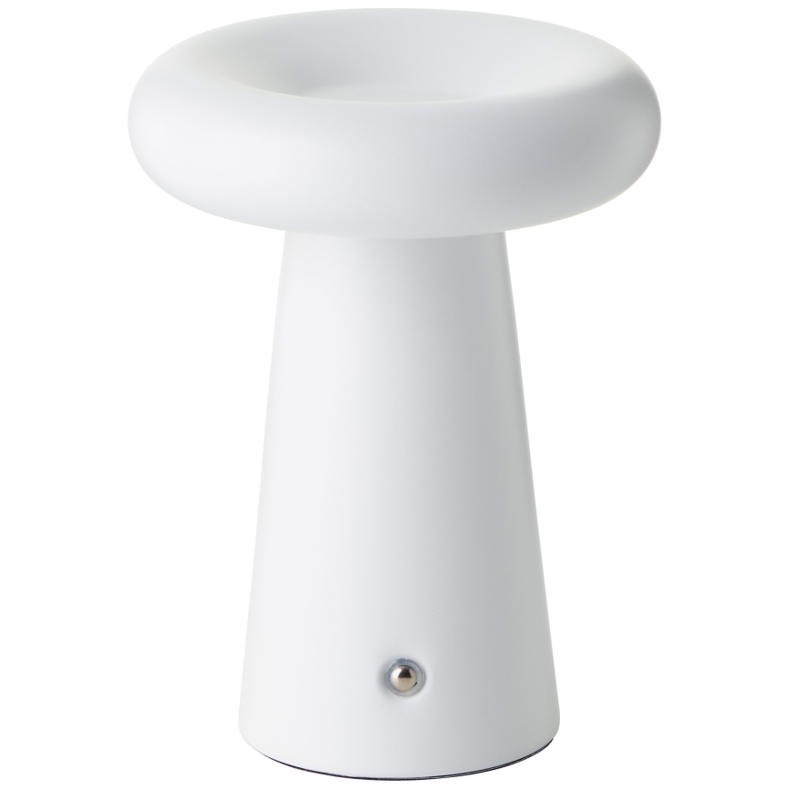 Brilliant - LED Dimbart touch-utomhusbordslampa MUFFIN LED/3W/5V USB 2600 mAh IP44 vit