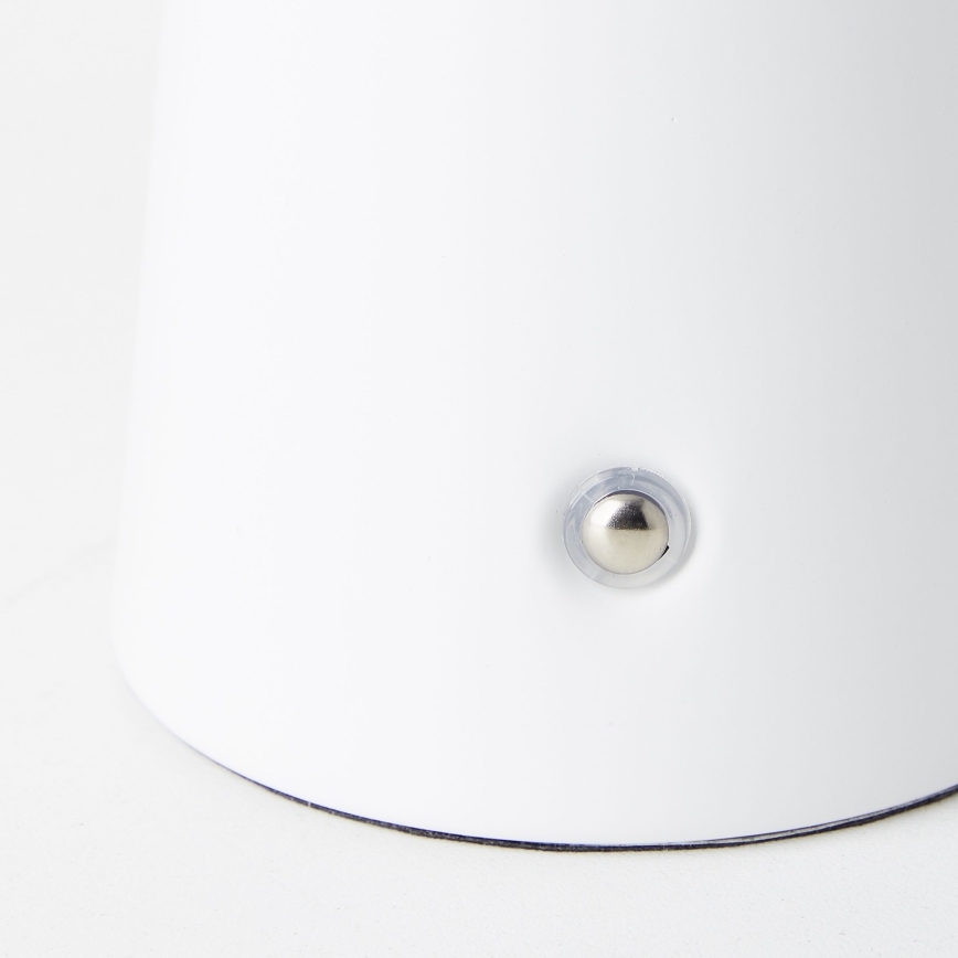 Brilliant - LED Dimbart touch-utomhusbordslampa MUFFIN LED/3W/5V USB 2600 mAh IP44 vit