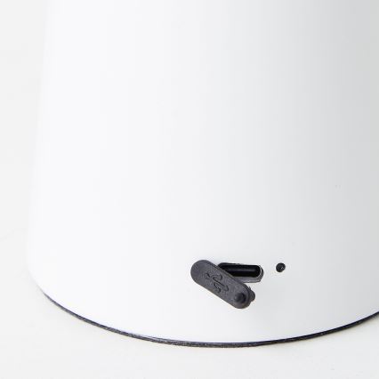 Brilliant - LED Dimbart touch-utomhusbordslampa MUFFIN LED/3W/5V USB 2600 mAh IP44 vit