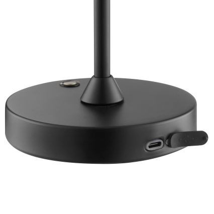 Brilliant - LED dimbar uppladdningsbar beröringsstyrd utomhusbordslampa ELORA LED/2,5W/5V 2700K 2600 mAh IP44 svart