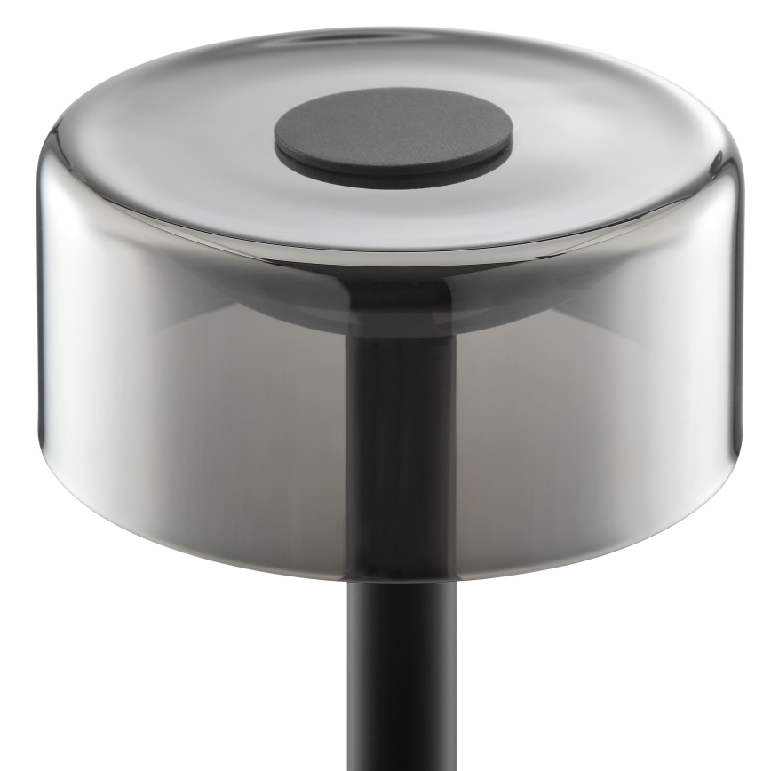 Brilliant - RAZOR LED uppladdningsbar, dimbar, beröringsstyrd utomhusbordslampa LED/2,5W/5V 2700K 2600 mAh IP44 svart