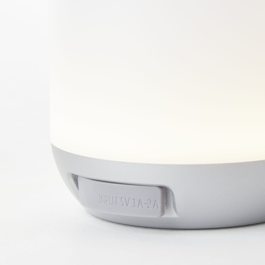 Brilliant - LED Dimbart utomhusbordslampa GEMMA LED/1,9W/5V 1800 mAh IP44 vit
