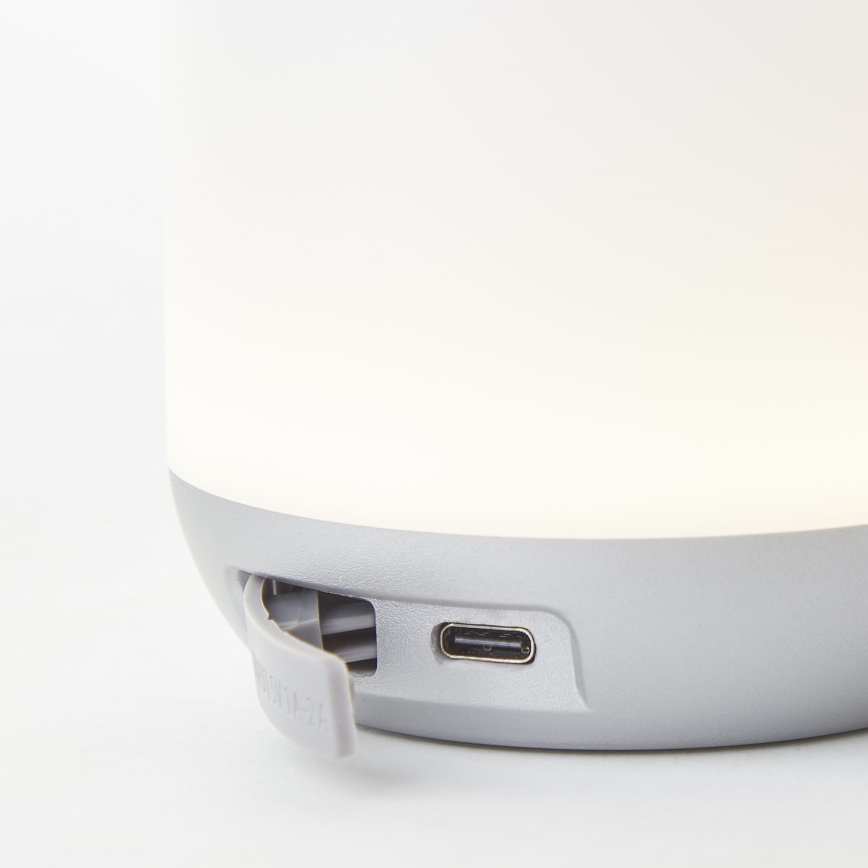 Brilliant - LED Dimbart utomhusbordslampa GEMMA LED/1,9W/5V 1800 mAh IP44 vit