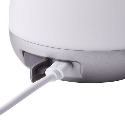Brilliant - LED Dimbart utomhusbordslampa GEMMA LED/1,9W/5V 1800 mAh IP44 vit