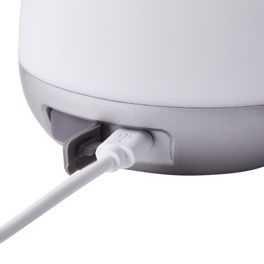 Brilliant - LED Dimbart utomhusbordslampa GEMMA LED/1,9W/5V 1800 mAh IP44 vit