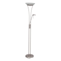 Brilliant - LED-dimmbar golvlampa FINN 2xLED/13W/230V mattkrom