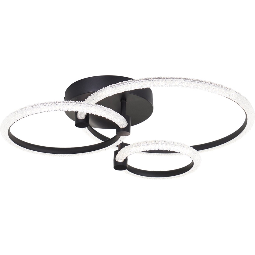 Brilliant - Dimmbar LED-taklampa AYDIN LED/34W/230V 3000-6500K svart + fjärrkontroll