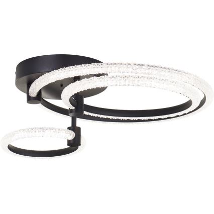 Brilliant - Dimmbar LED-taklampa AYDIN LED/34W/230V 3000-6500K svart + fjärrkontroll