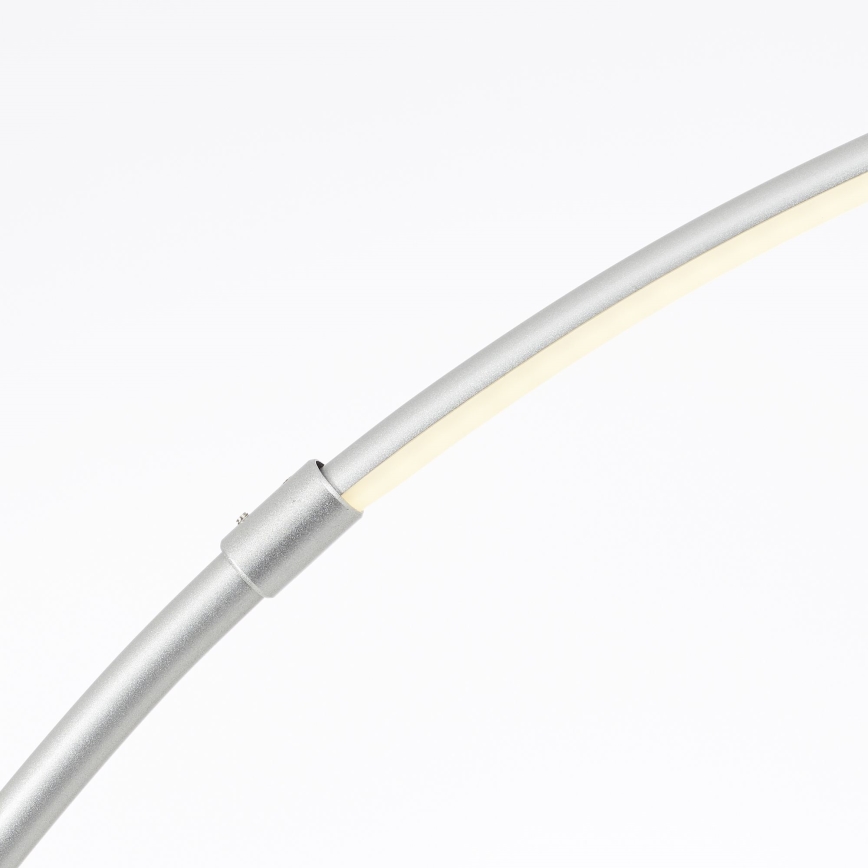 Brilliant - LED Ljusreglerad beröring golvlampa BOW LED/14W/230V 3000/4000/6500K matt krom
