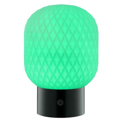 Brilliant - LED RGBW Dimmbar uppladdningsbar beröringsstyrd utomhusbordslampa SARASTRO LED/3W/5V 2700K 1800 mAh IP44 vit