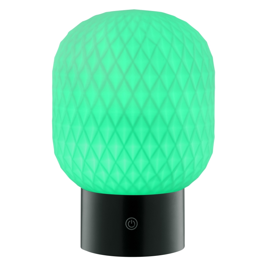 Brilliant - LED RGBW Dimmbar uppladdningsbar beröringsstyrd utomhusbordslampa SARASTRO LED/3W/5V 2700K 1800 mAh IP44 vit