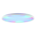 Brilliant - LED RGBW Dämpbar taklampa LUMARO LED/22W/230V 4000K Ø 42 cm vit + fjärrkontroll