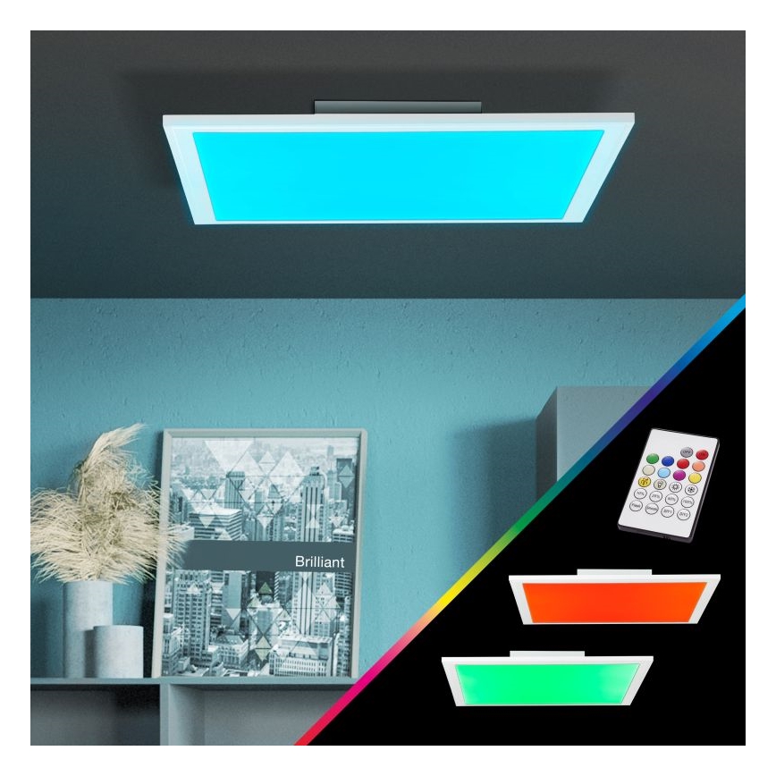 Brilliant - LED RGBW Dimbar taklampa ABIE LED/24W/230V 2700-6500K + fjärrkontroll