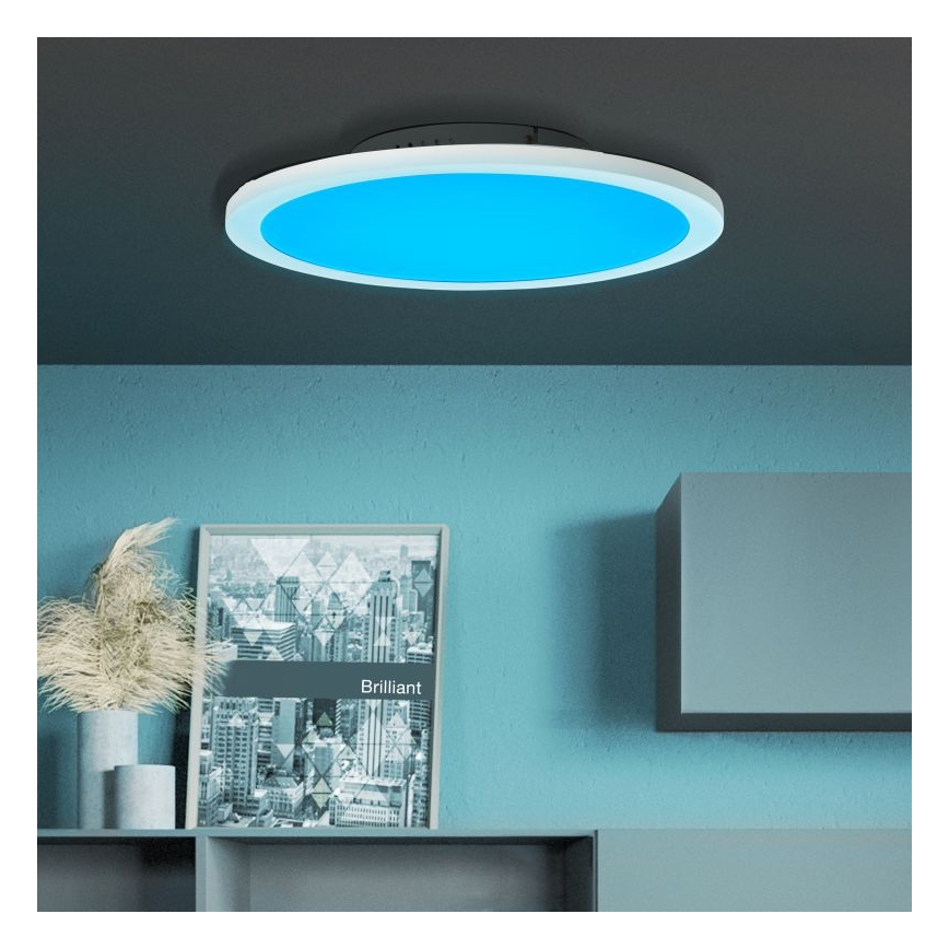 Brilliant - LED RGBW Dimbar taklampa ABIE LED/24W/230V 2700-6500K + fjärrkontroll