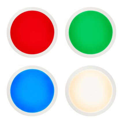 Brilliant - LED RGBW Dimbar taklampa ABIE LED/24W/230V 2700-6500K + fjärrkontroll