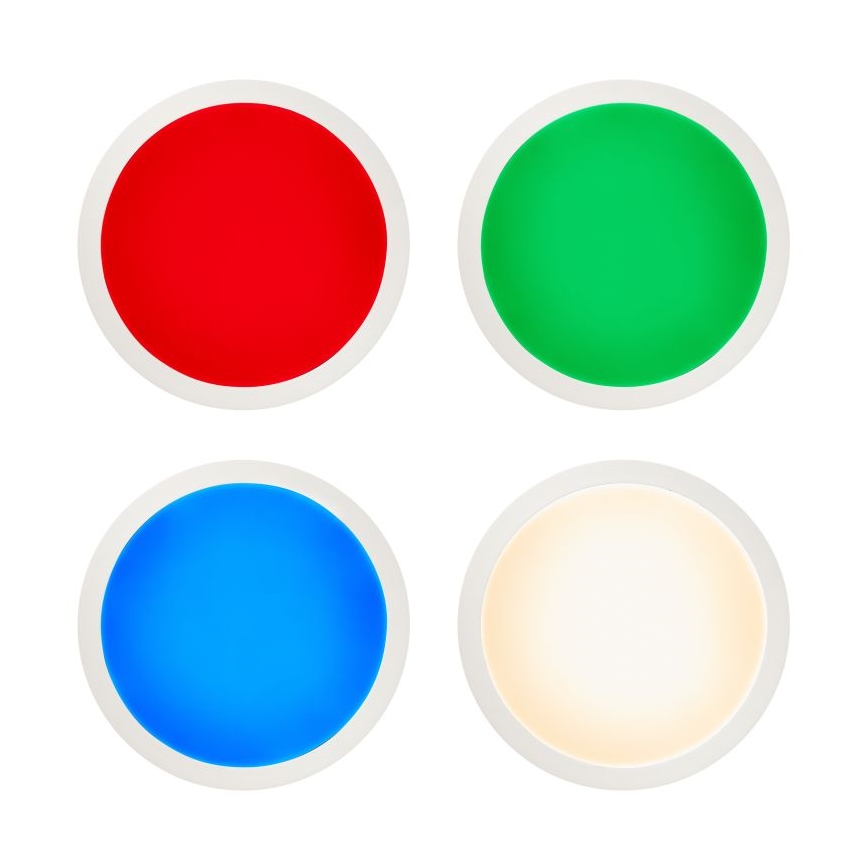 Brilliant - LED RGBW Dimbar taklampa ABIE LED/24W/230V 2700-6500K + fjärrkontroll