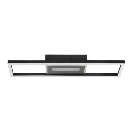 Brilliant - LED RGBW Dimbar takarmatur BESSON LED/20W/230V 3000-6500K svart + fjärrkontroll