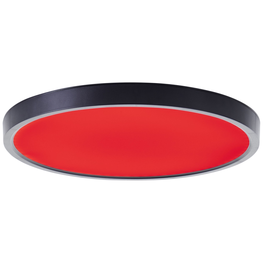 Brilliant - LED RGBW Dimbar taklampa LOTTI LED/16W/230V 3000K diameter 30 cm svart Wi-Fi Tuya + fjärrkontroll