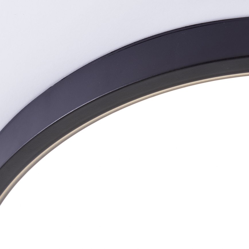 Brilliant - LED RGBW Dimbar taklampa LOTTI LED/16W/230V 3000K diameter 30 cm svart Wi-Fi Tuya + fjärrkontroll