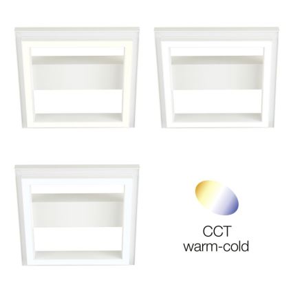 Brilliant - LED RGBW Dimbar taklampa PALLAS LED/18W/230V 2700-6500K + fjärrkontroll