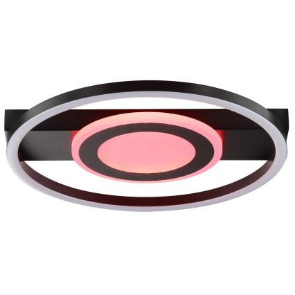 Brilliant - LED RGBW dimbar taklampa MAUREEN LED/20W/230V 3000-6500K svart + fjärrkontroll